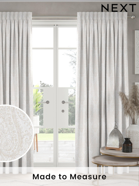 Ivory Cream Fendi Made To Measure Curtains (C90940) | £109
