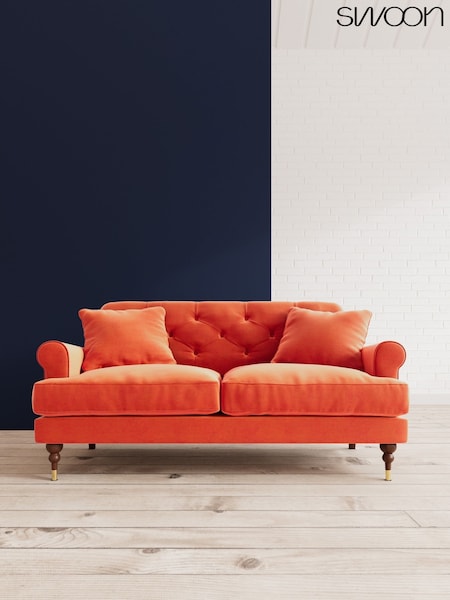 Easy Velvet/Burnt Orange Sidbury By Swoon (C91807) | £1,709