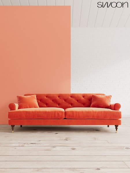 Easy Velvet/Burnt Orange Sidbury By Swoon (C91807) | £2,099