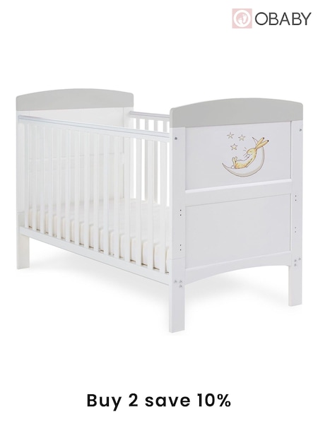 Obaby Grey Grace Inspire Cot Bed (C92000) | £210