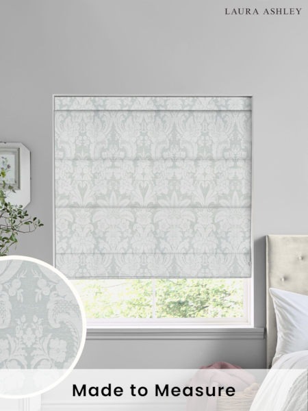 Laura Ashley Green Martigues Made To Measure Roman Blinds (C92609) | £84