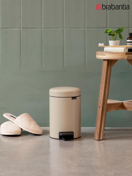 Brabantia Cream NewIcon 5L Pedal Bin (C92731) | £33