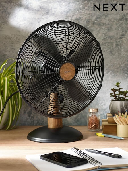 Black Bronx Desk Fan (C92785) | £35