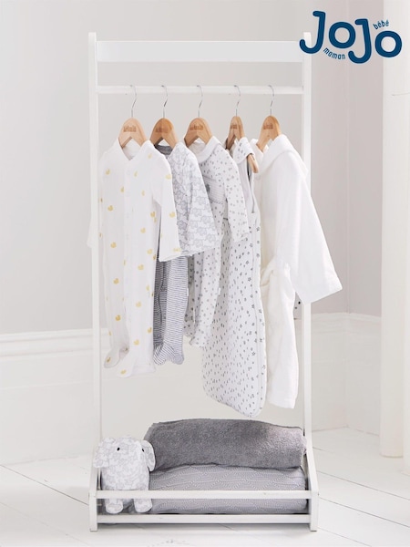 JoJo Maman Bébé White Clothes Rail (C92950) | £49