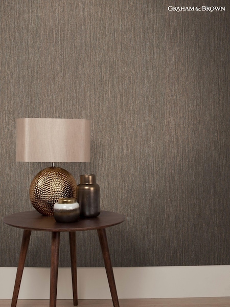 Graham & Brown Brown Origin Ground 10M Wallpaper (C92984) | £75