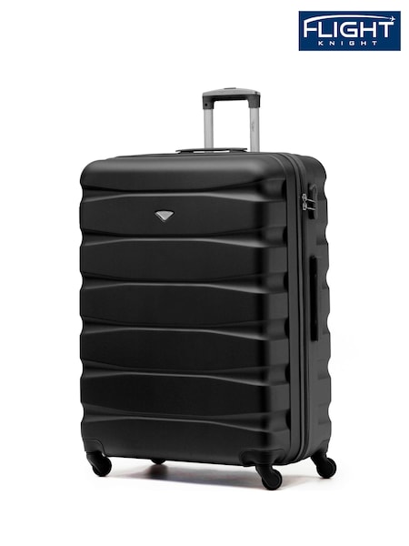 Flight Knight Large Hardcase Lightweight Check In Suitcase With 4 Wheels (C92987) | £80