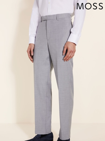 MOSS Grey Stretch Suit: Trousers (C93038) | £70
