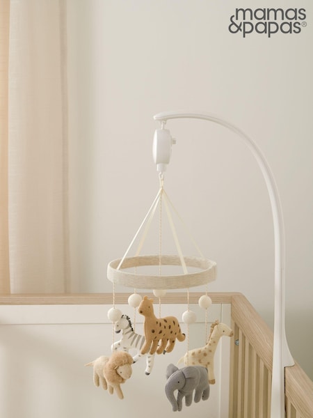 Mamas & Papas x Laura Ashley Born to be Wild Musical Mobile (C93093) | £45