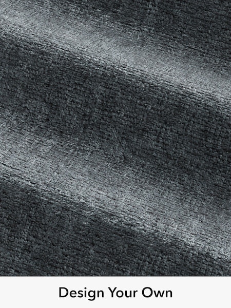 Plush Chenille/Slate Blue Fabric By Metre (C93621) | £300