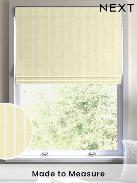 Yellow Franklin Made To Measure Roman 100% Cotton Blind (C93698) | £52