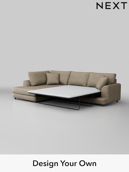 Monza Faux Leather Easy Clean/Mink Brown Parker (C94045) | £2,525