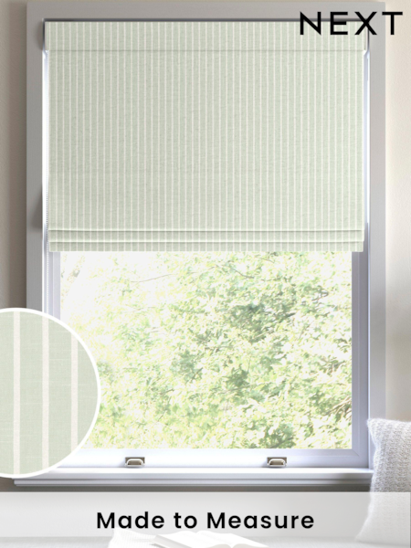 Green Franklin Made To Measure Roman 100% Cotton Blind (C94851) | £52