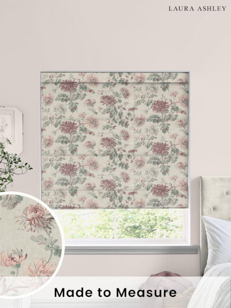 Laura Ashley Purple Maryam Made To Measure Roman Blinds (C95295) | £79