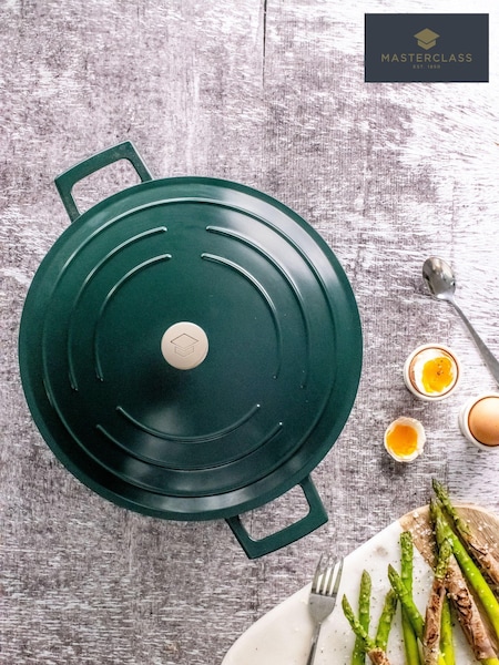 Masterclass Green Cast Aluminium 5 L Casserole (C95362) | £75