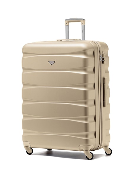 Flight Knight Large Hardcase Lightweight Check In Suitcase With 4 Wheels (C95486) | £80