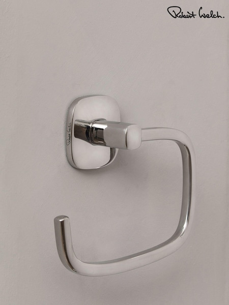Robert Welch Silver Burford Toilet Roll Holder Swing (C95624) | £52