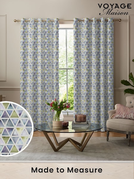 Voyage Lemon Yellow Cuzco Made to Measure Curtains (C96103) | £109