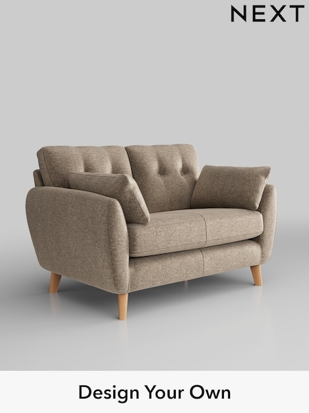 Plush Chenille/Mid Natural Wilson Buttoned Back (C97288) | £850