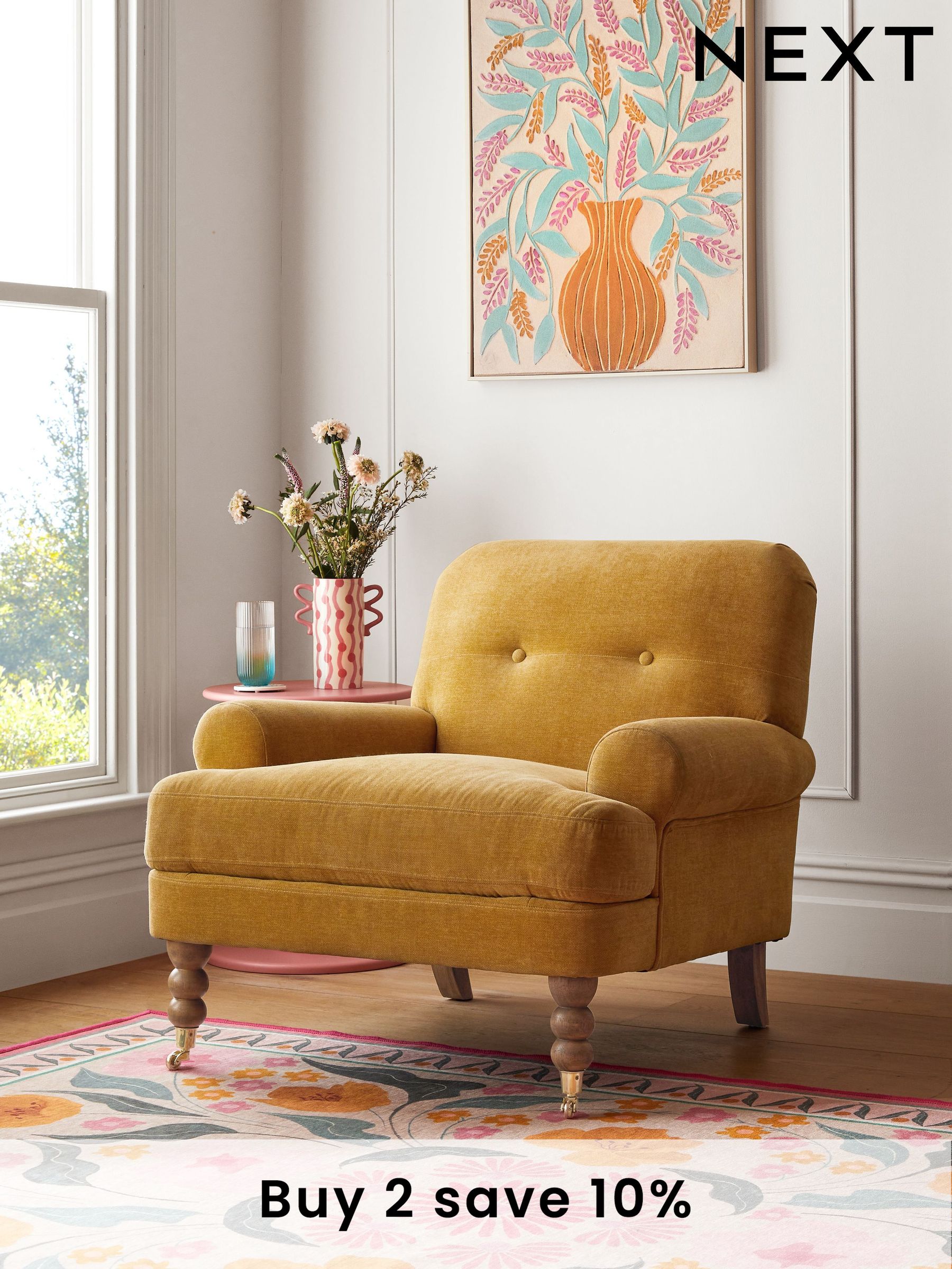 Yellow Armchairs Mustard Accent Chairs Next UK