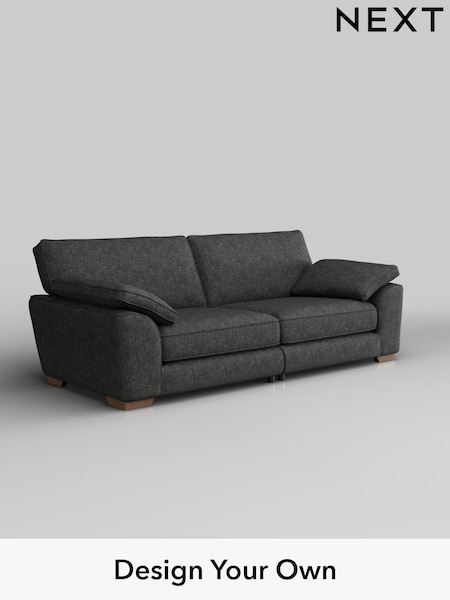 Boucle Weave Easy Clean/Charcoal Grey Stamford Grand Relaxed Sit (C97925) | £1,699