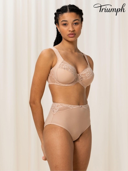 Triumph® Modern Lace Cotton Wired Bra (C97951) | £44
