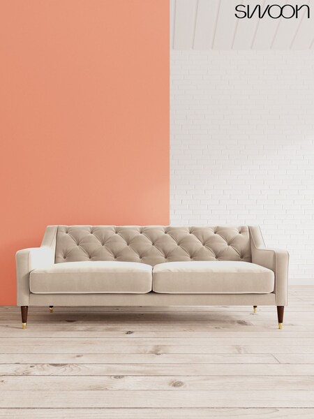 Easy Velvet/Taupe Pritchard By Swoon (C98764) | £999 - £1,889