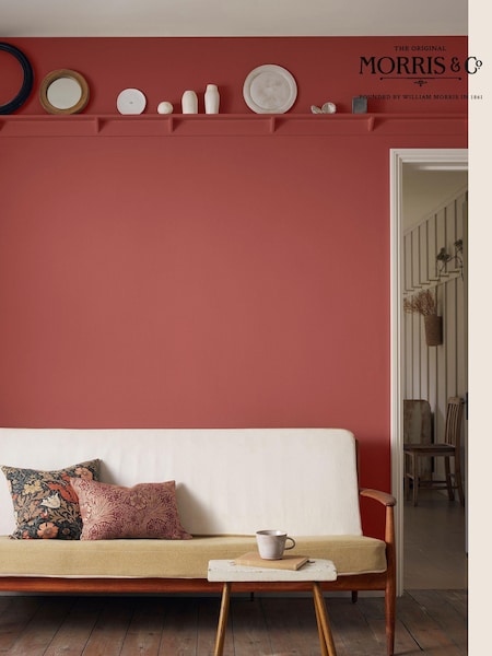Morris & Co. Barbed Berry Pink Matt Emulsion Paint (C99577) | £5