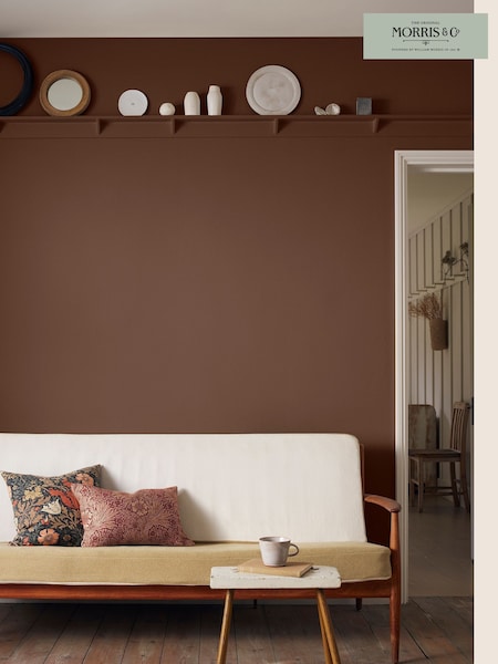 Morris & Co. Bloackthorn Brown Matt Emulsion Paint (C99634) | £99