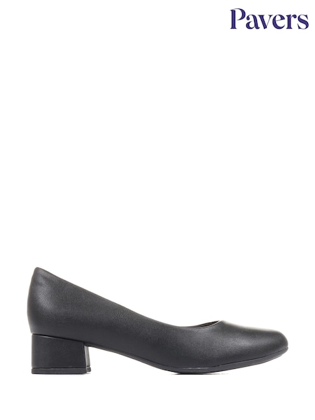 Pavers Block Heel Court Shoes (C99688) | £38