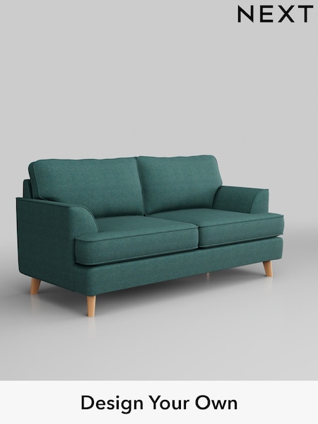 Tweedy Chenille/Dark Teal Green Peyton (D00432) | £875
