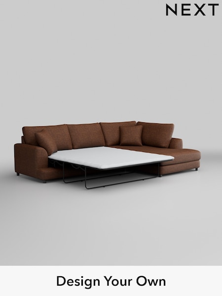 Monza Faux Leather Easy Clean/Chestnut Brown Parker (D00463) | £2,525
