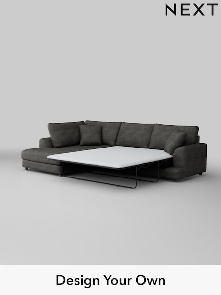 Monza Faux Leather Easy Clean/Dark Grey Parker (D00619) | £2,525