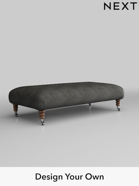 Monza Faux Leather Easy Clean/Dark Grey Erin Deep Relaxed Sit (D00625) | £475