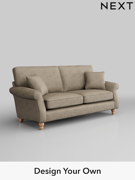 Monza Faux Leather Easy Clean/Mink Brown Ashford (D00641) | £1,375