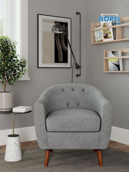 Dorel Home Grey Europe Brie Accent Chair (D04173) | £300