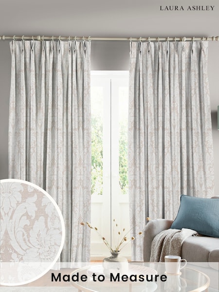 Laura Ashley Pink Martigues Made To Measure Curtains (D04353) | £100
