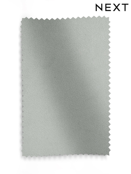Grey Soft Velvet Upholstery Swatch (D06417) | £0