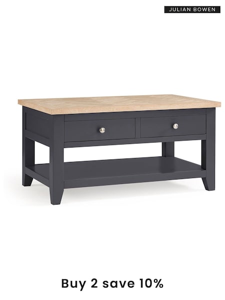 Julian Bowen Grey Bordeaux Coffee Table (D06493) | £400