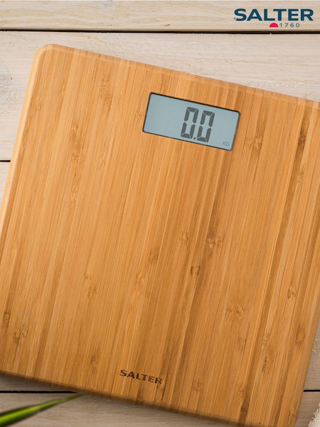 Salter Natural Wood Electronic Bathroom Scales (D06670) | £50