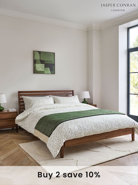 Jasper Conran London Brown Belgrave Walnut Bed Frame (D07941) | £899 - £999