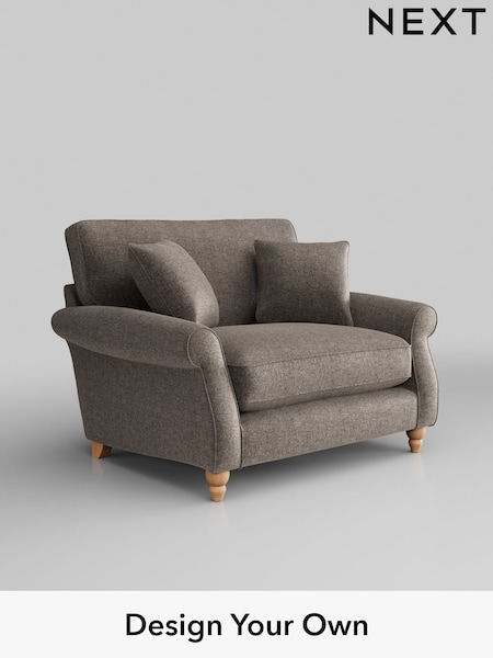 Plush Chenille/Mink Brown Ashford Relaxed Sit (D08760) | £1,125