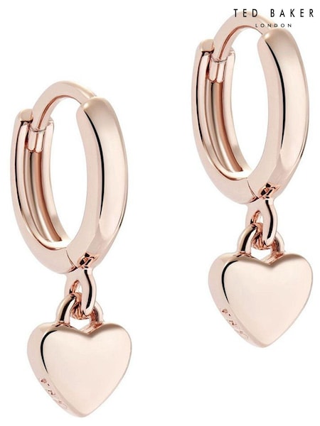 Ted Baker Gold Tone HARRYE: Tiny Heart Huggie Earrings (D09162) | £30
