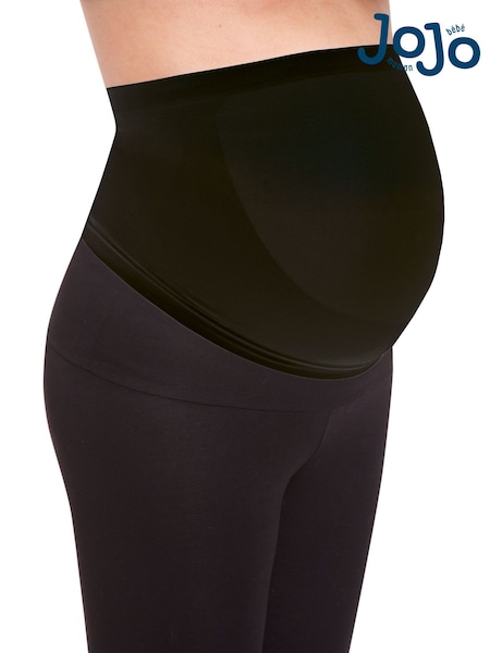 JoJo Maman Bébé Black Seamless Bump Support Band (D11336) | £14