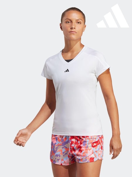 adidas White Essential Minimal T-Shirt (D15113) | £20