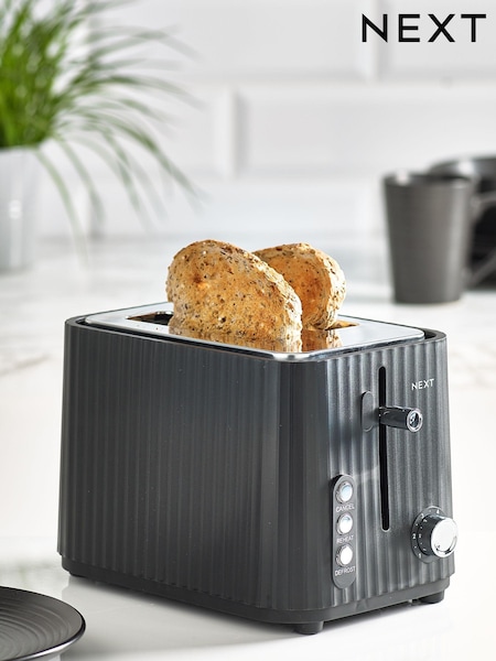 Black Sleek 2 Slice Toaster (D15121) | £28