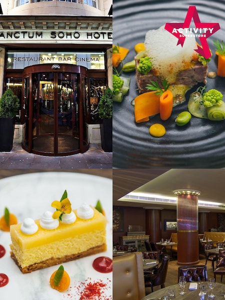 AS Three Course Meal with a Drink for Two at the Sanctum Soho Hotel (D15183) | £69
