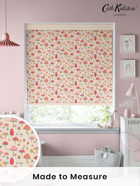 Cath Kidston Multi Kids Mini Mushrooms Made To Measure Roller Blinds (D15964) | £58