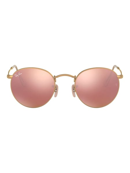 Ray-Ban Gold & Copper Mirror Lens Metal Sunglasses (D16022) | £174