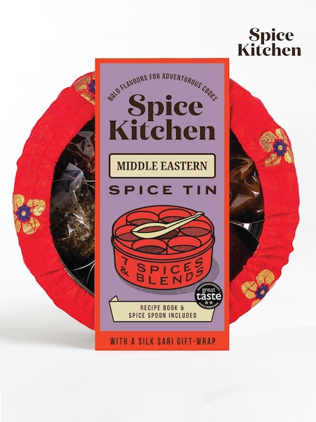 Spice Kitchen African & Middle Eastern Spice Tin With Sari (D16276) | £36