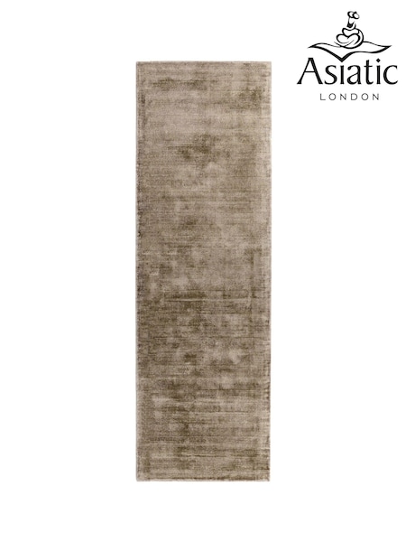 Asiatic Rugs Mocha Brown Blade Hand Woven Runner (D16278) | £185